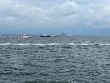 Authorities halt search for 4 sailors missing after 2 ships collided in the North Sea