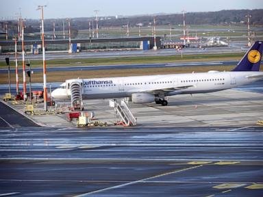 Germany’s Lufthansa cancels hundreds of flights as its ground staff strike for a day at 5 airports