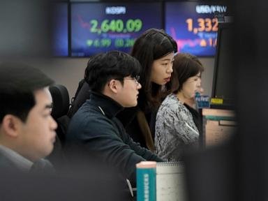 Stock market today: Asian shares mostly decline, while Tokyo again touches a record high
