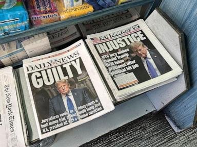 How the media covered the aftermath of Trump’s conviction — and his remarks the following morning
