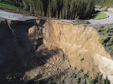 Large chunk of Wyoming’s Teton Pass road collapses; unclear how quickly it can be rebuilt