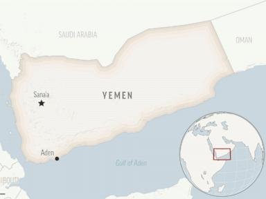 Aerial drone launched by Yemen’s Houthi rebels hits ship in the Red Sea, causing damage and injuries