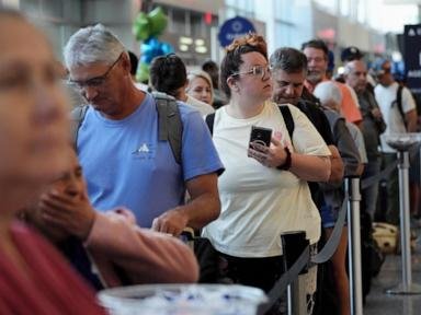 Delta Air Lines says cancellations continue as it tries to restore operations after tech outage