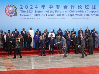 Chinese and African leaders hold a summit on deepening cooperation in a divided world