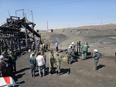 An explosion at a coal mine in eastern Iran kills at least 34 workers